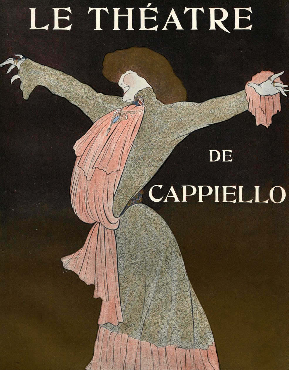 A „Le Theatre” magazin címlapja alkotó: Leonetto Cappiello