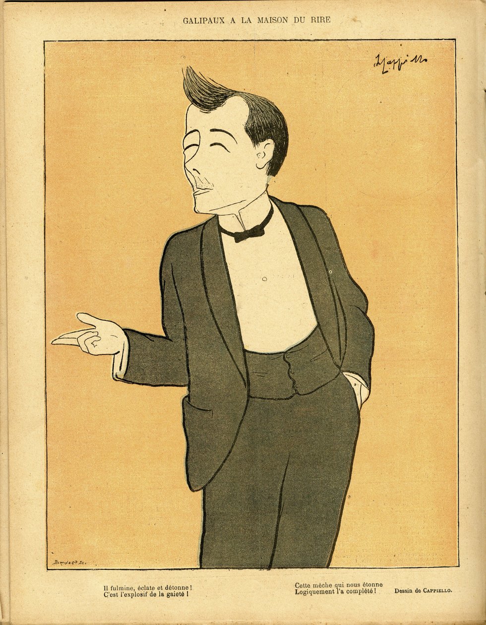 Leonetto Cappiello dit Cappiello (1875-1942) illusztrációja a Le Lire-ben, 2. sz. 297 alkotó: Leonetto Cappiello