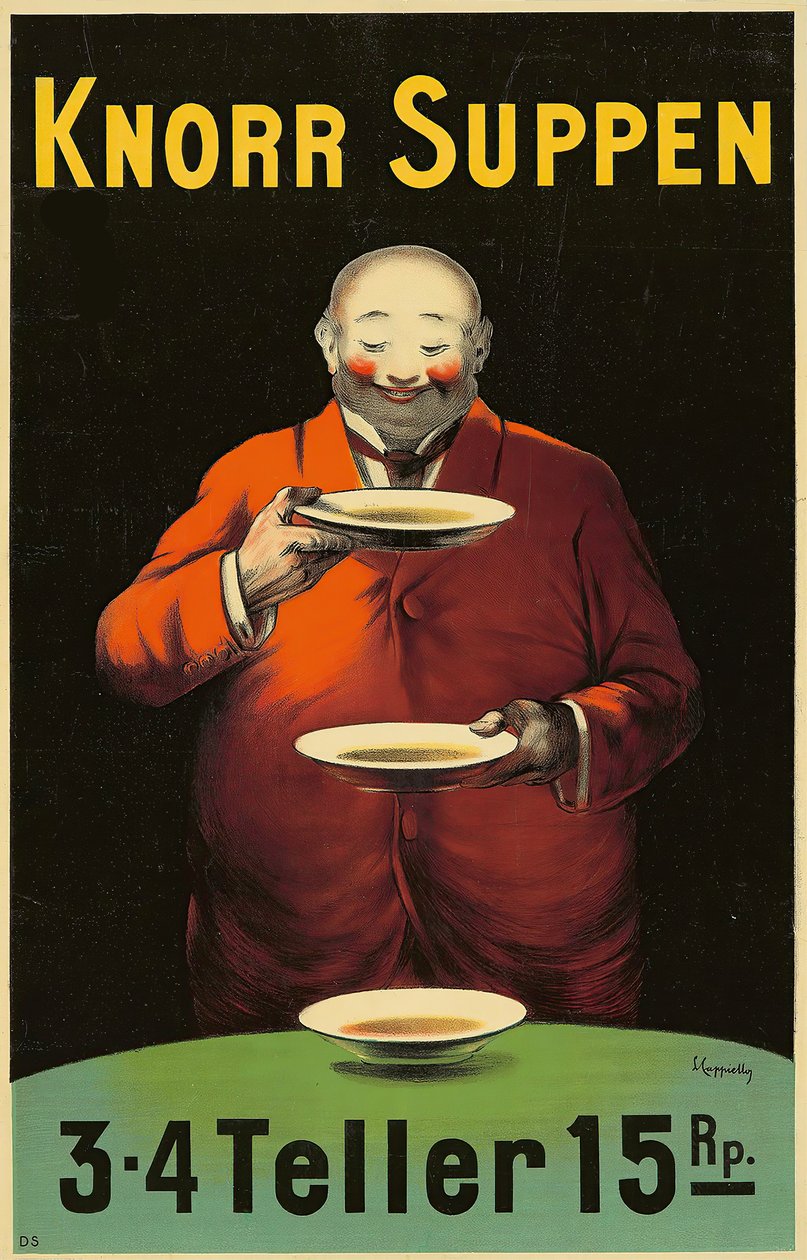 Knorr Suppen, 1930-as évek eleje. alkotó: Leonetto Cappiello