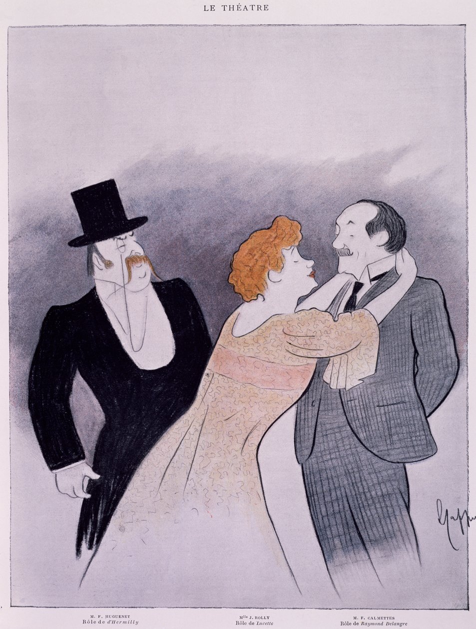 Lucette a Ginnasio Színházban, Leonetto Cappiello (1875-1942) alkotó: Leonetto Cappiello