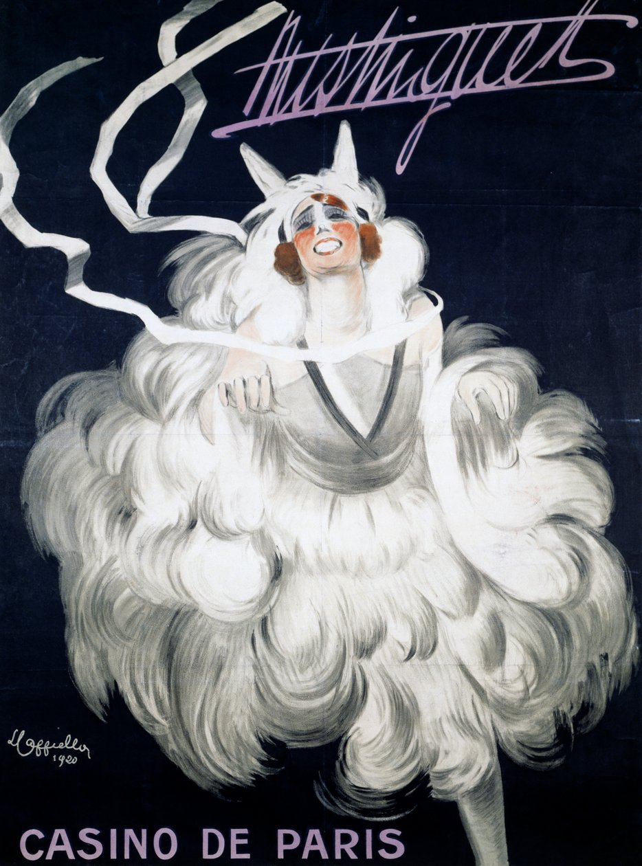 Mistinguett (1872-1956) a Casino de Paris-ban alkotó: Leonetto Cappiello