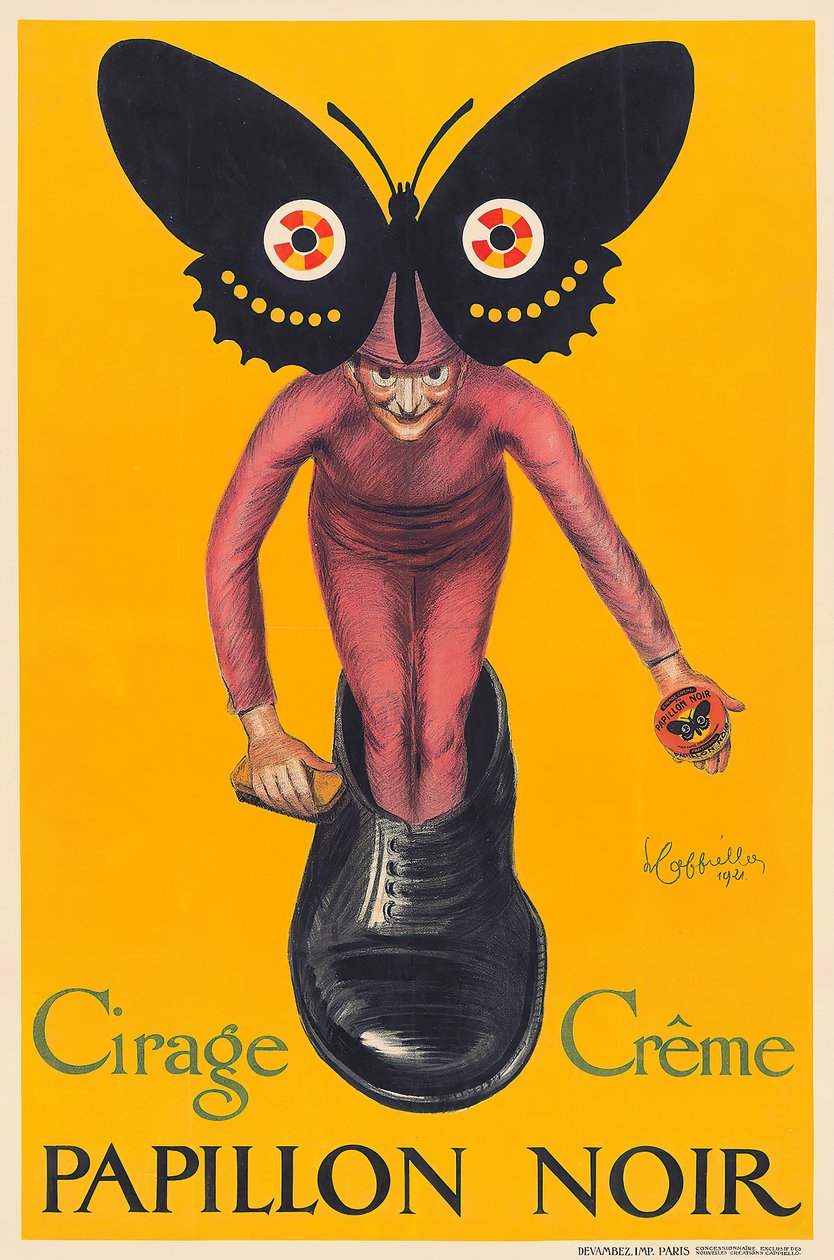 Fekete pillangó, 1921. alkotó: Leonetto Cappiello