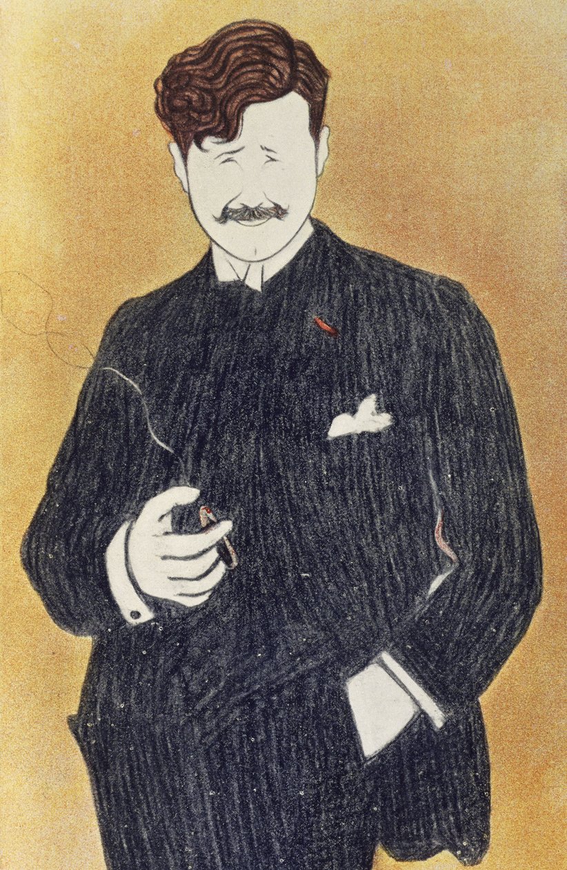 Georges Feydeau portréja (Párizs alkotó: Leonetto Cappiello