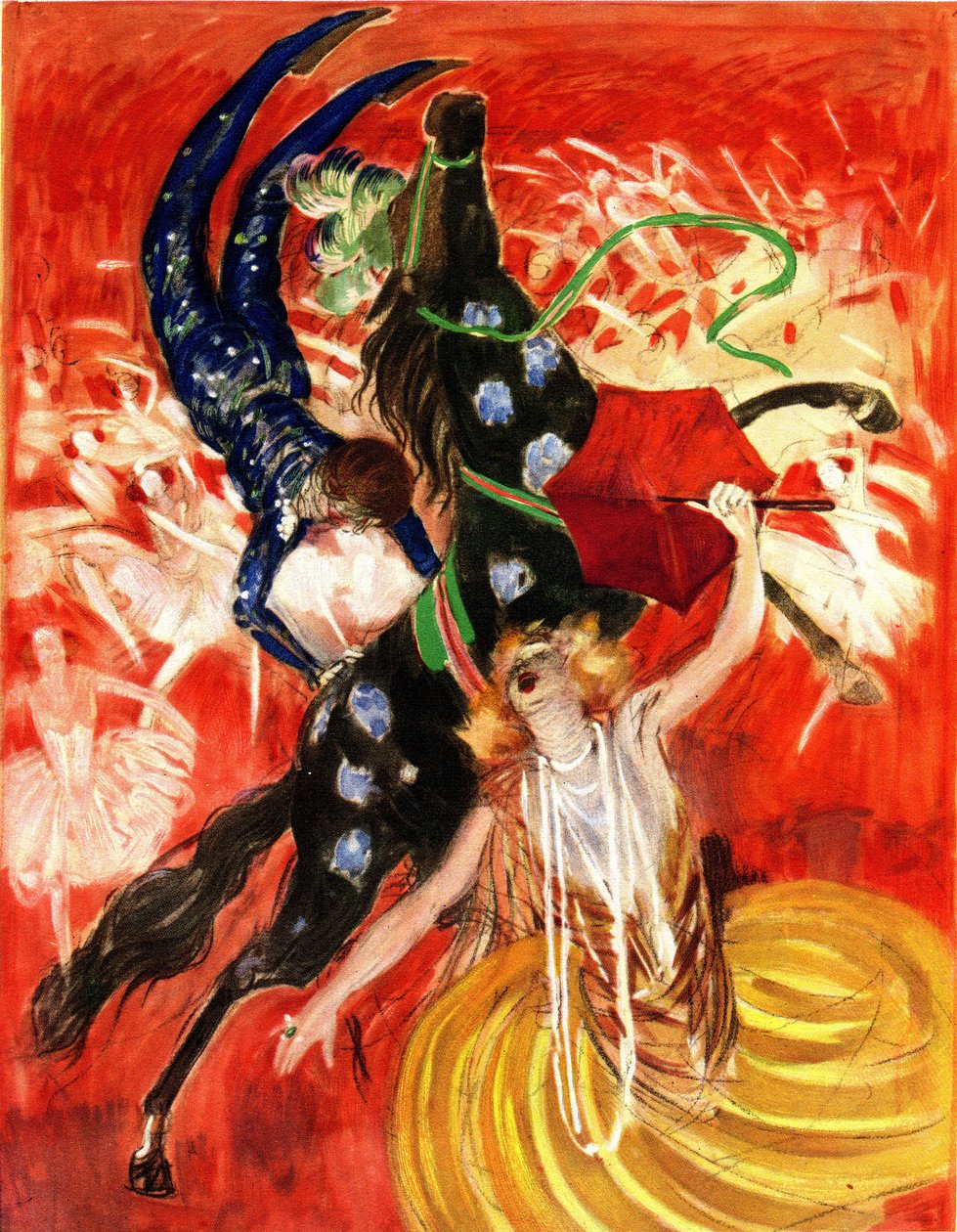A cirkusz - Leonetto Cappiello (1875-1942) kompozíciója 1923 alkotó: Leonetto Cappiello