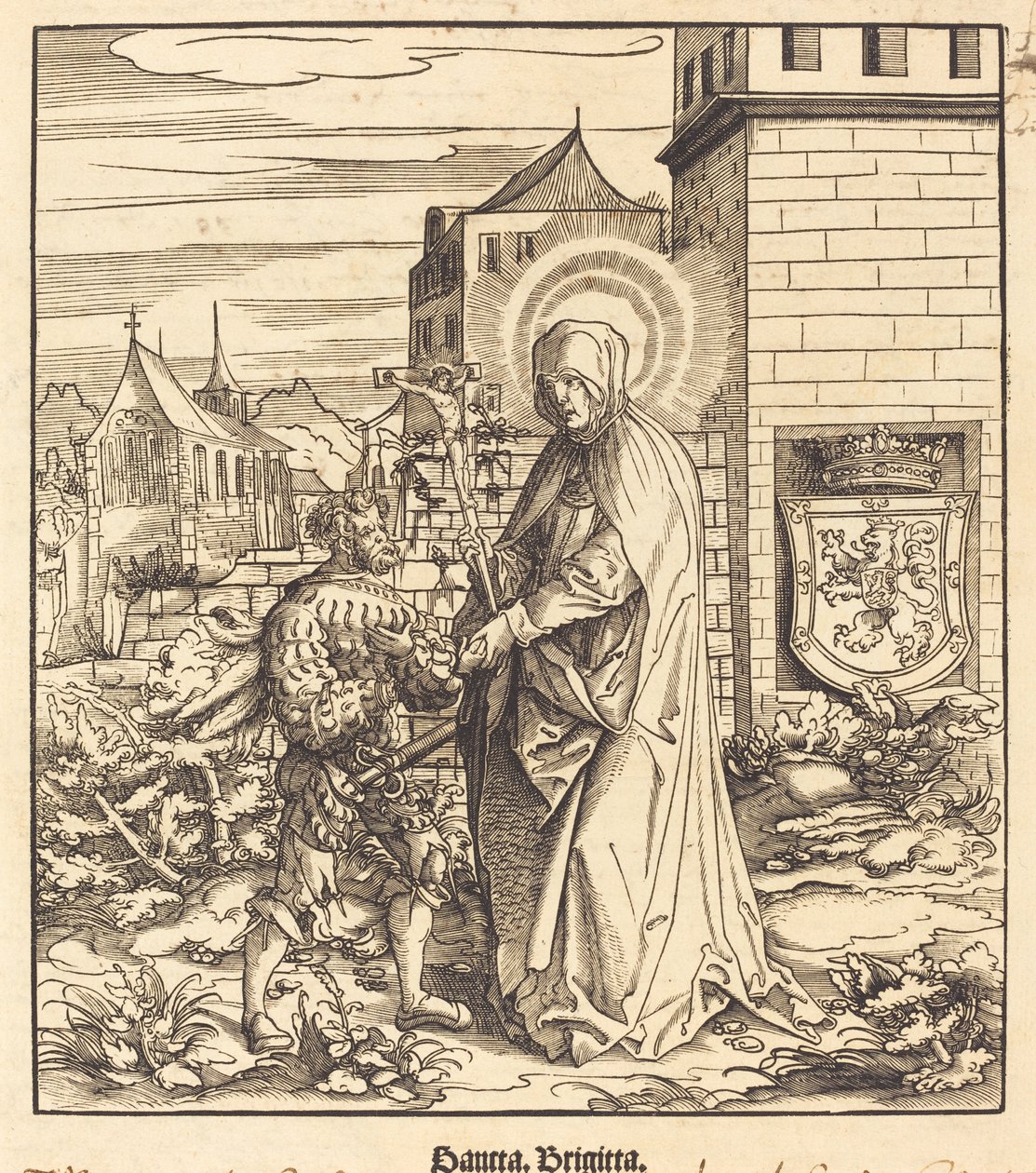Szent Bridget alkotó: Leonhard Beck