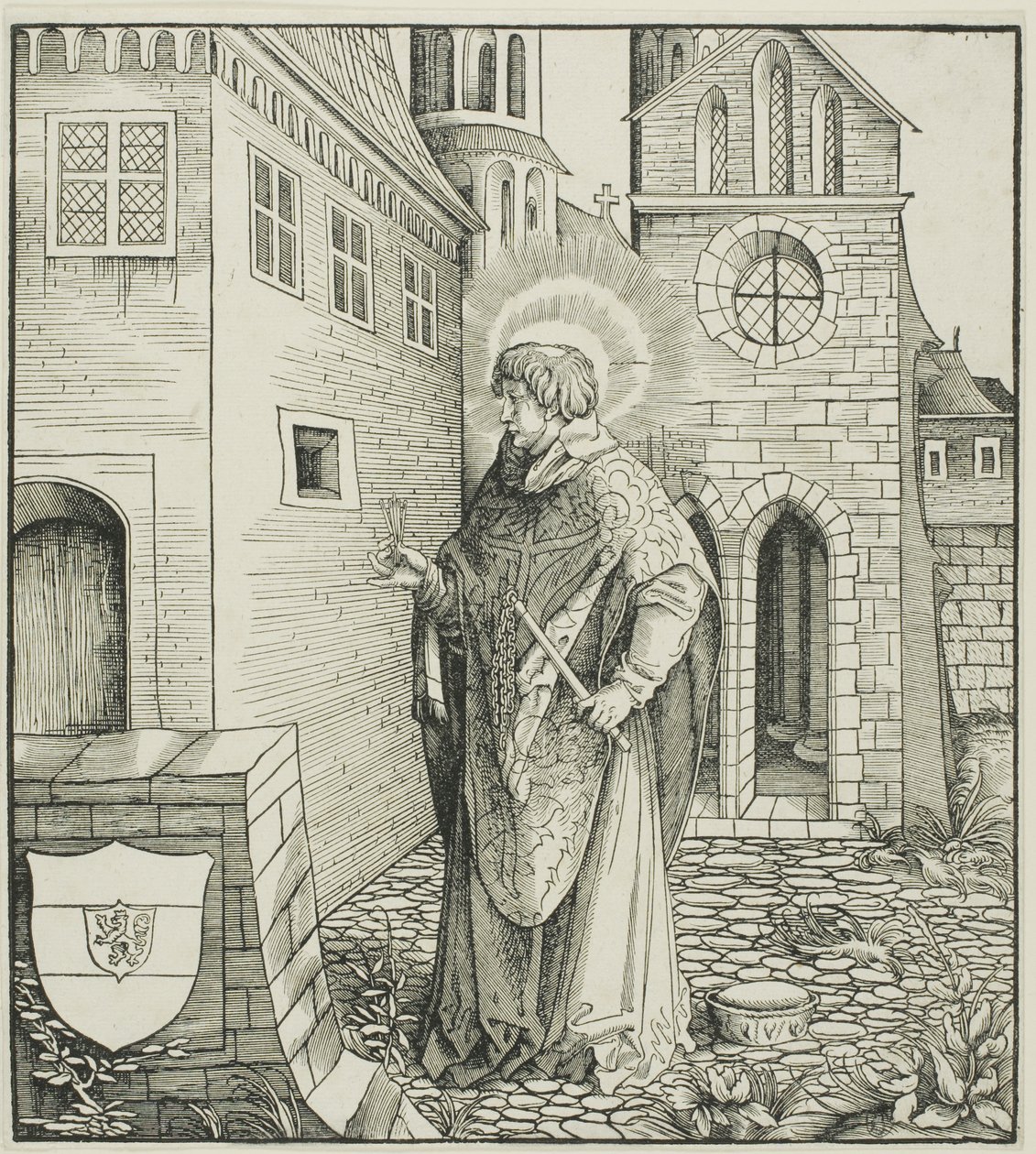 Szent Ferreolus, a Habsburg-házhoz kötődő szentek közül alkotó: Leonhard Beck