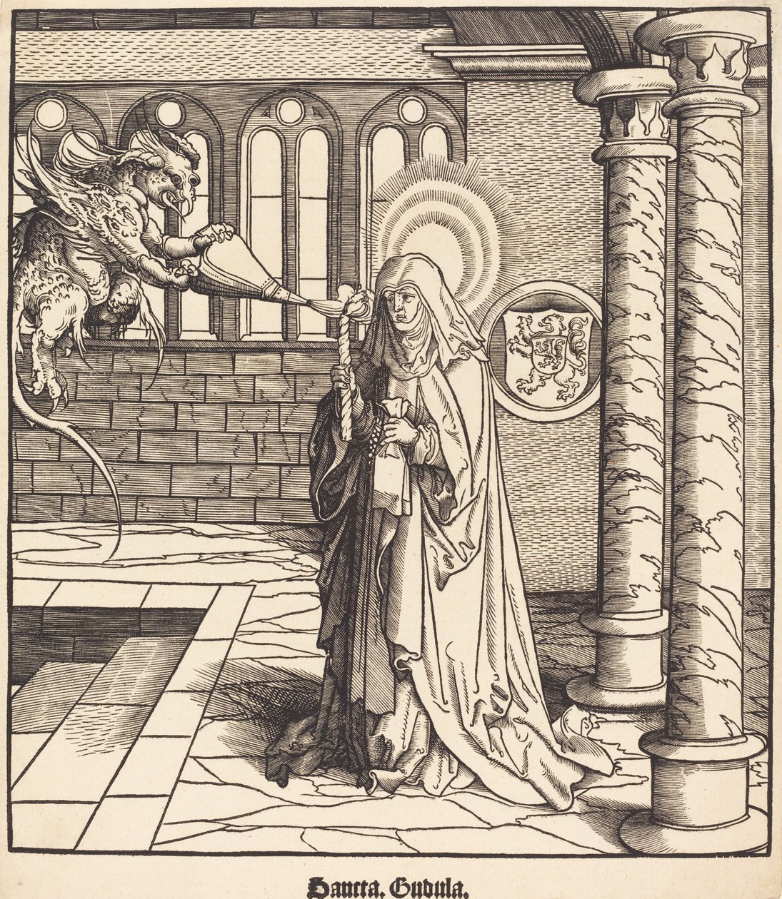 Szent Gudula alkotó: Leonhard Beck