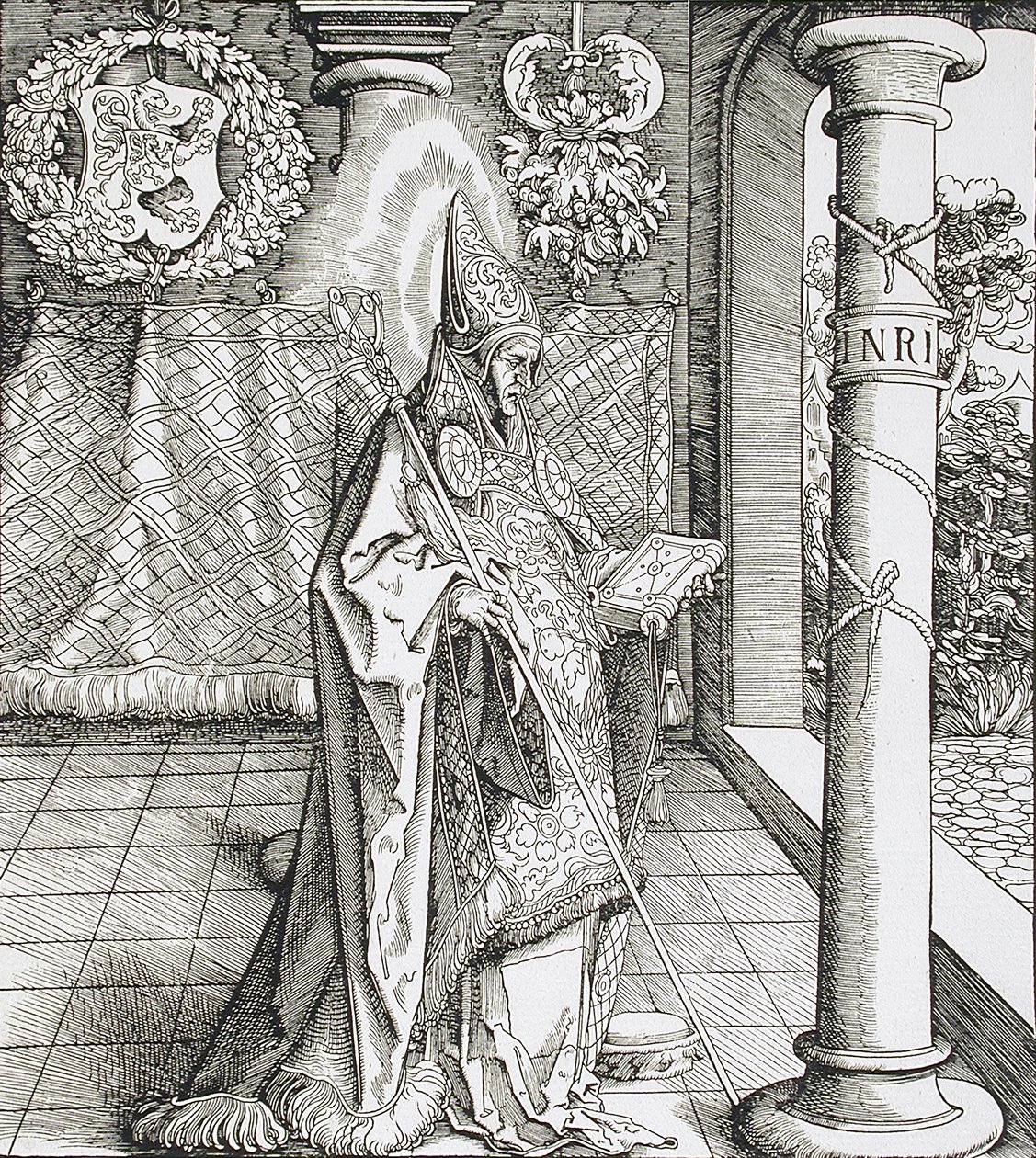 Szent Faraílda alkotó: Leonhard Beck
