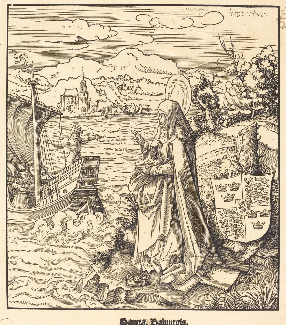Szent Walpurgis alkotó: Leonhard Beck