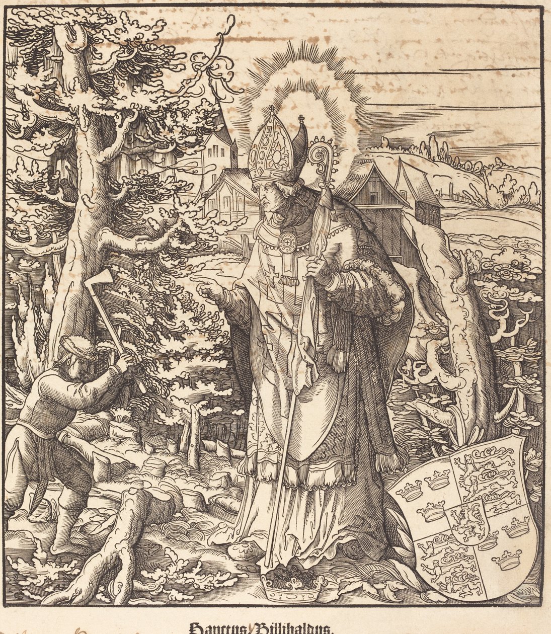 Szent Willibaldus alkotó: Leonhard Beck
