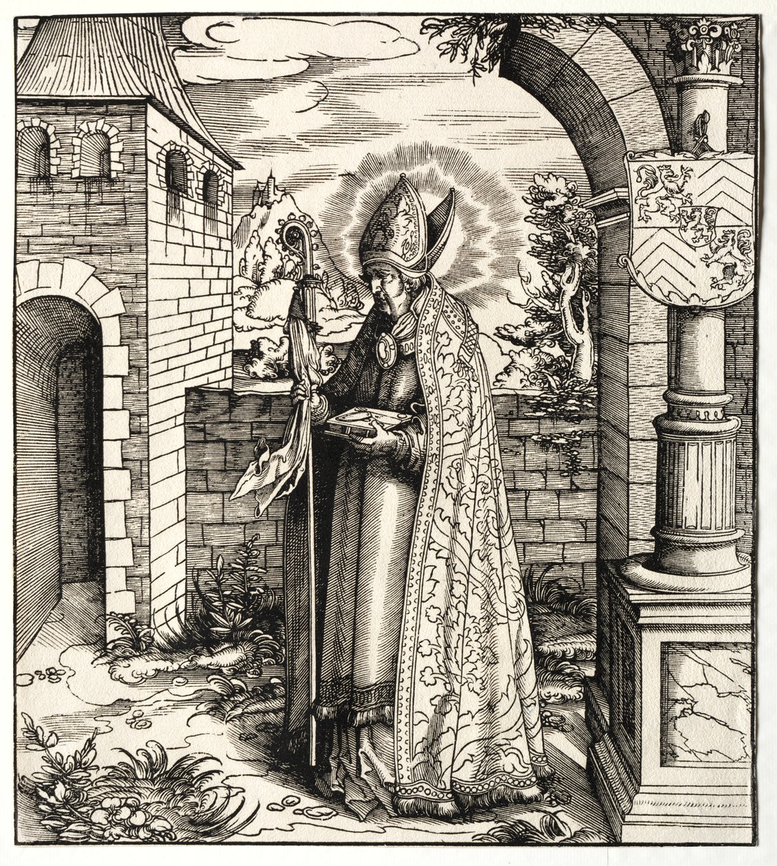 A Habsburg-házzal kapcsolatos szentek: I. Maximilianus császár felmenőinek általános beszámolója alkotó: Leonhard Beck
