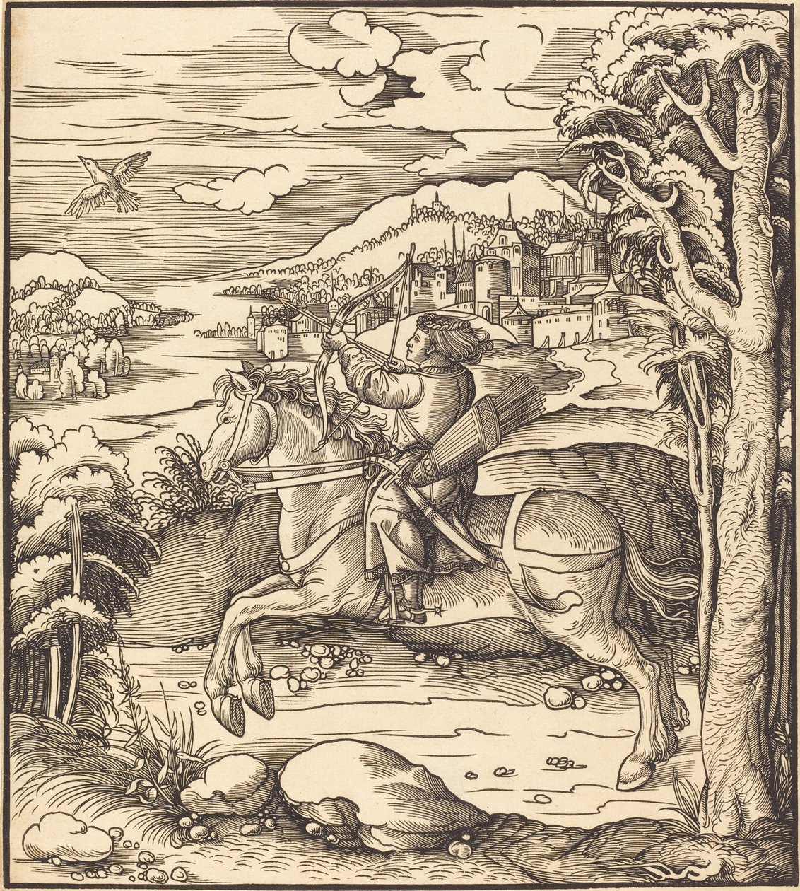 A herceg a madárfogóban alkotó: Leonhard Beck