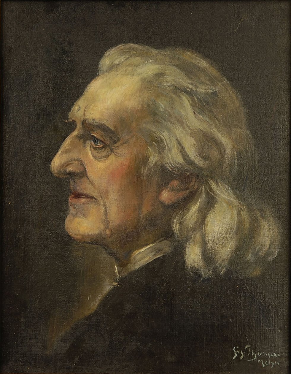 Portrait of Franz Liszt 1811-1886 alkotó: Leonhard Thoma