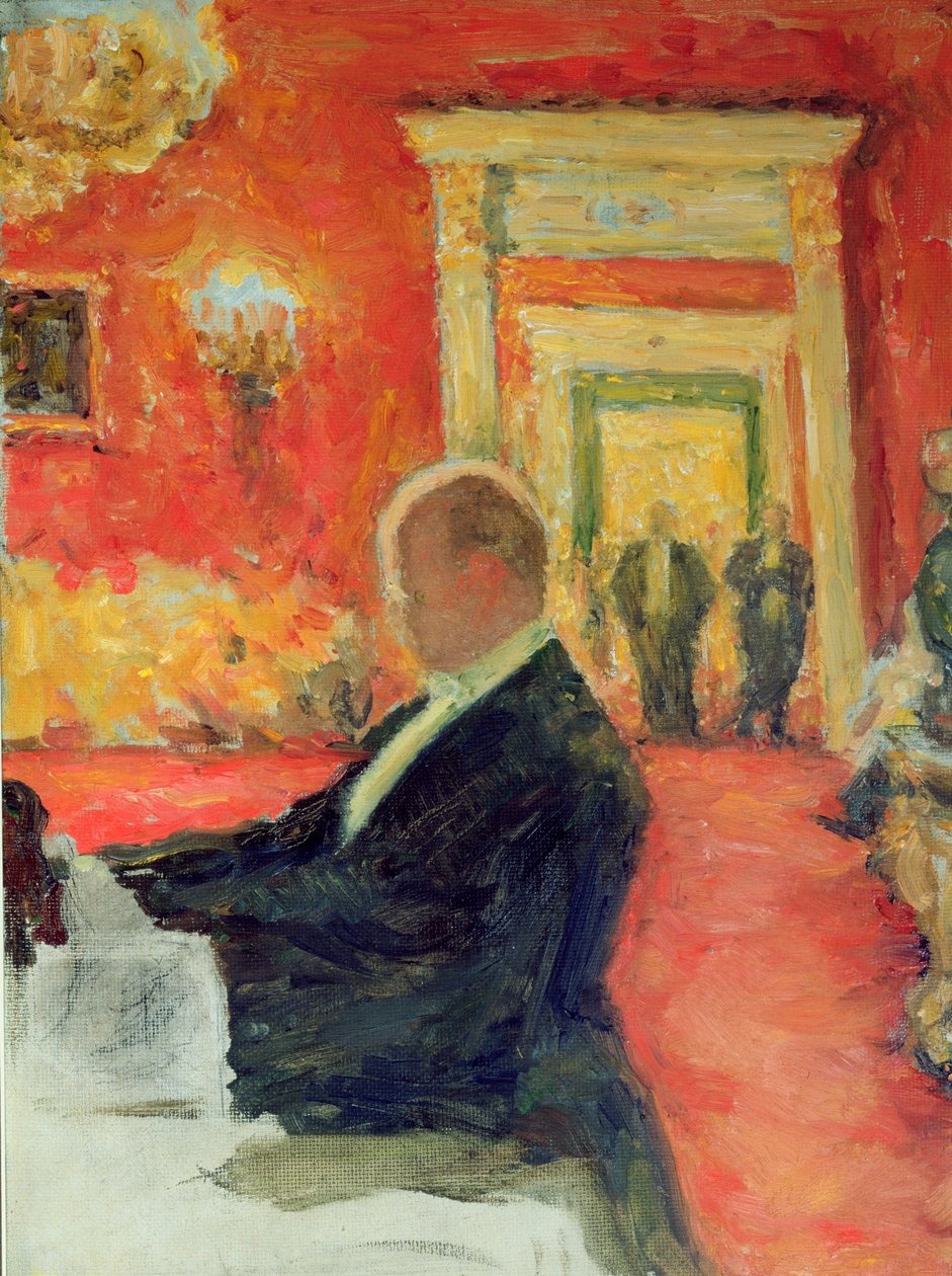 Szergej Prokofjev portréja munka közben, 1937 alkotó: Leonid Osipovic Pasternak