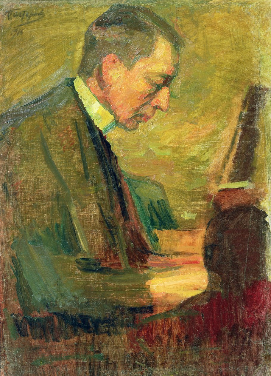 Szergej Rahmanyinov portréja, 1916 alkotó: Leonid Osipovic Pasternak
