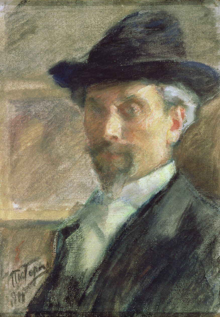Önarckép, 1911 (pasztell, papír) alkotó: Leonid Osipovic Pasternak