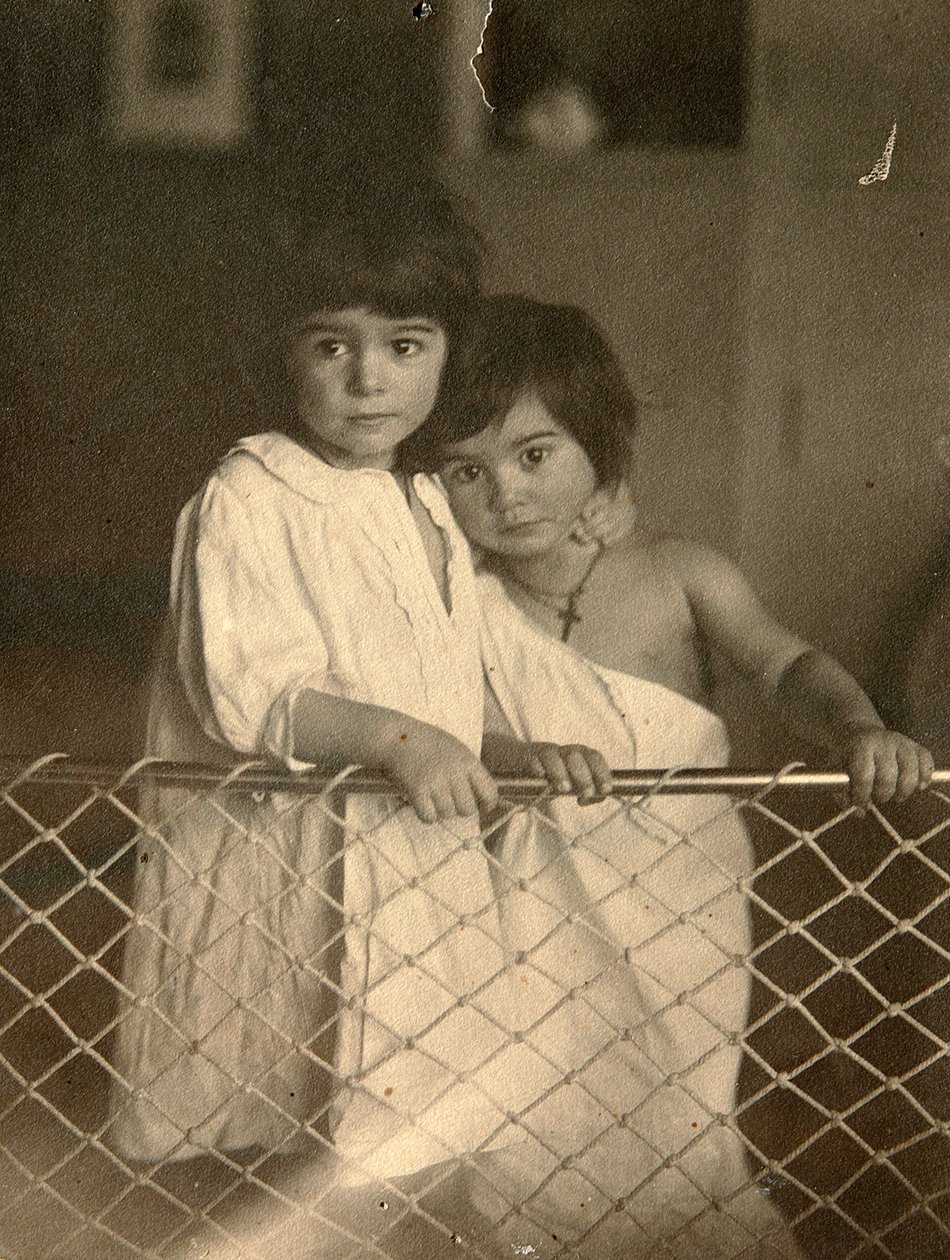Két gyermek portréja, 19. század végén vagy 20. század elején. alkotó: Leonid Andreyev