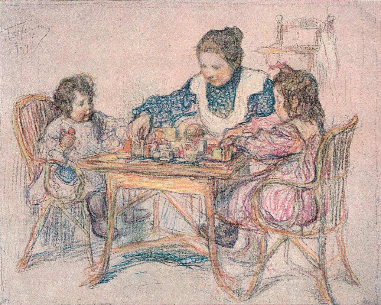 Leonyid Paszternak rajza, 1904, 1906 alkotó: Leonid Osipovic Pasternak