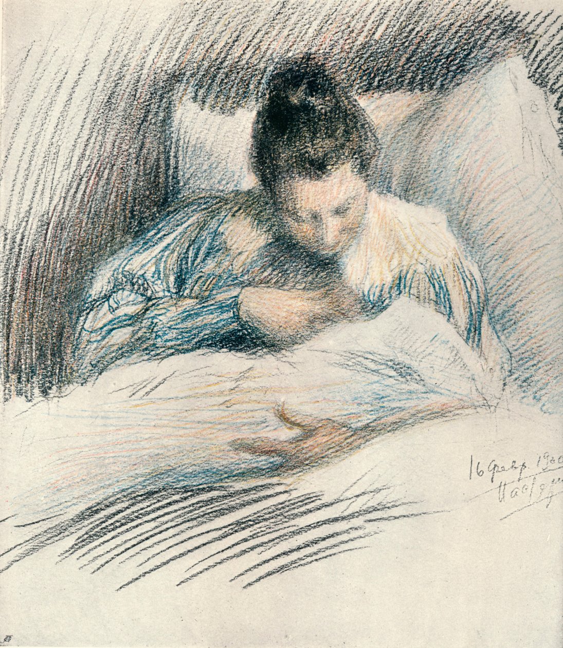 Anya és gyermeke, 1900, 1906 alkotó: Leonid Osipovic Pasternak
