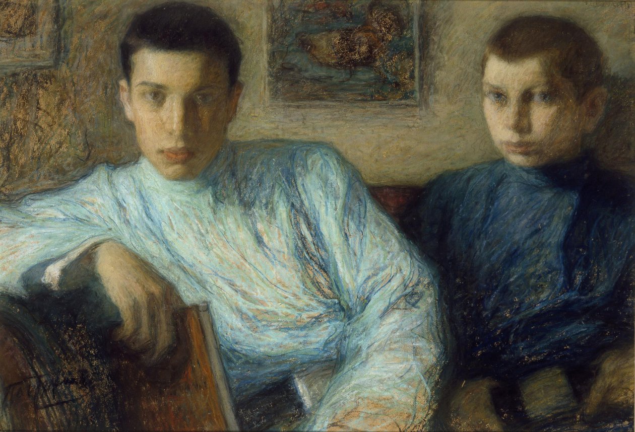 Borisz és Alexander Pasternak portréja, 1905 alkotó: Leonid Osipovic Pasternak