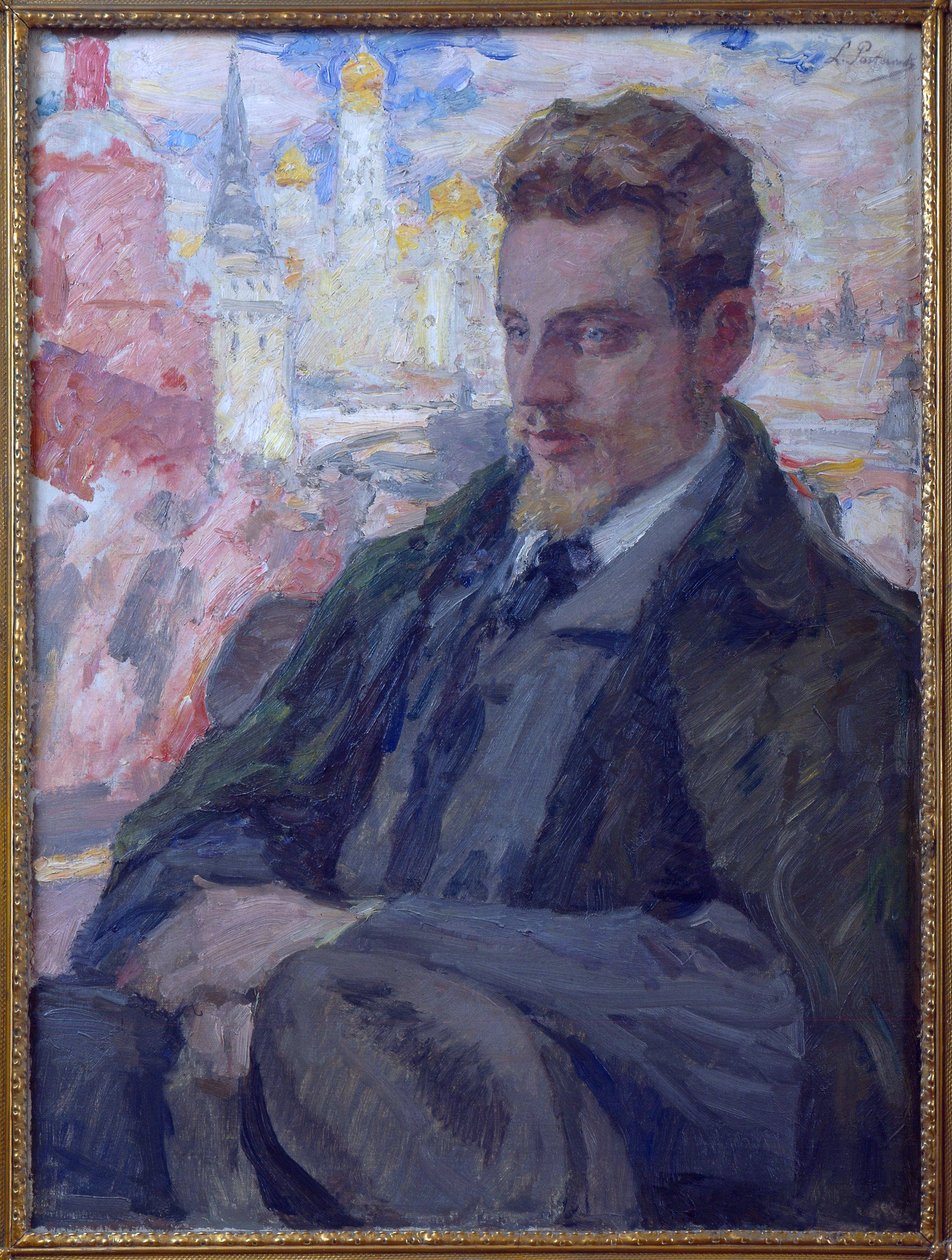 Rainer Maria Rilke költő (1875-1926) portréja, Pasternak, Leonyid Oszipovics (1862-1945). Olajfestmény alkotó: Leonid Osipovic Pasternak