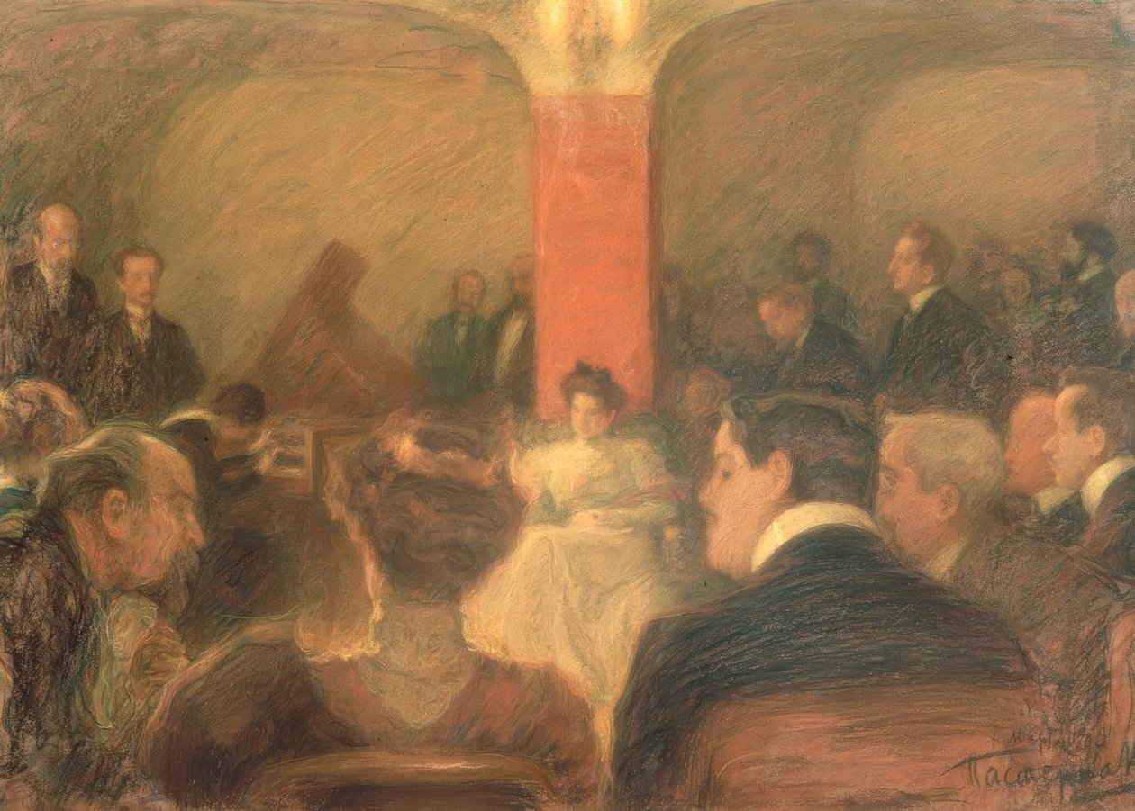 Wanda Alexandra Landowska (1879–1959) csembalóművész koncertje alkotó: Leonid Osipovic Pasternak