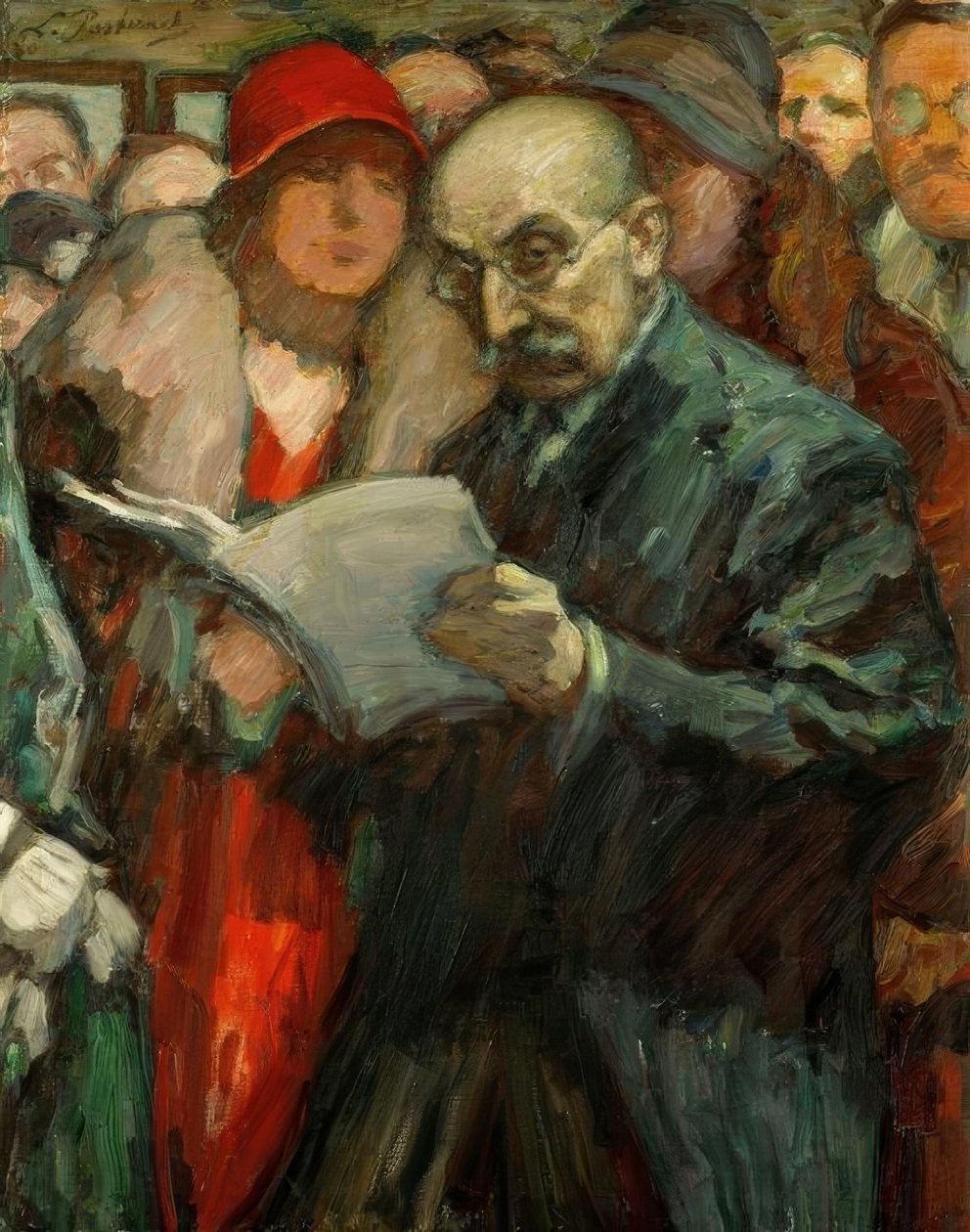 Max Liebermann, a Berlini Művészeti Akadémia elnöke alkotó: Leonid Osipovic Pasternak