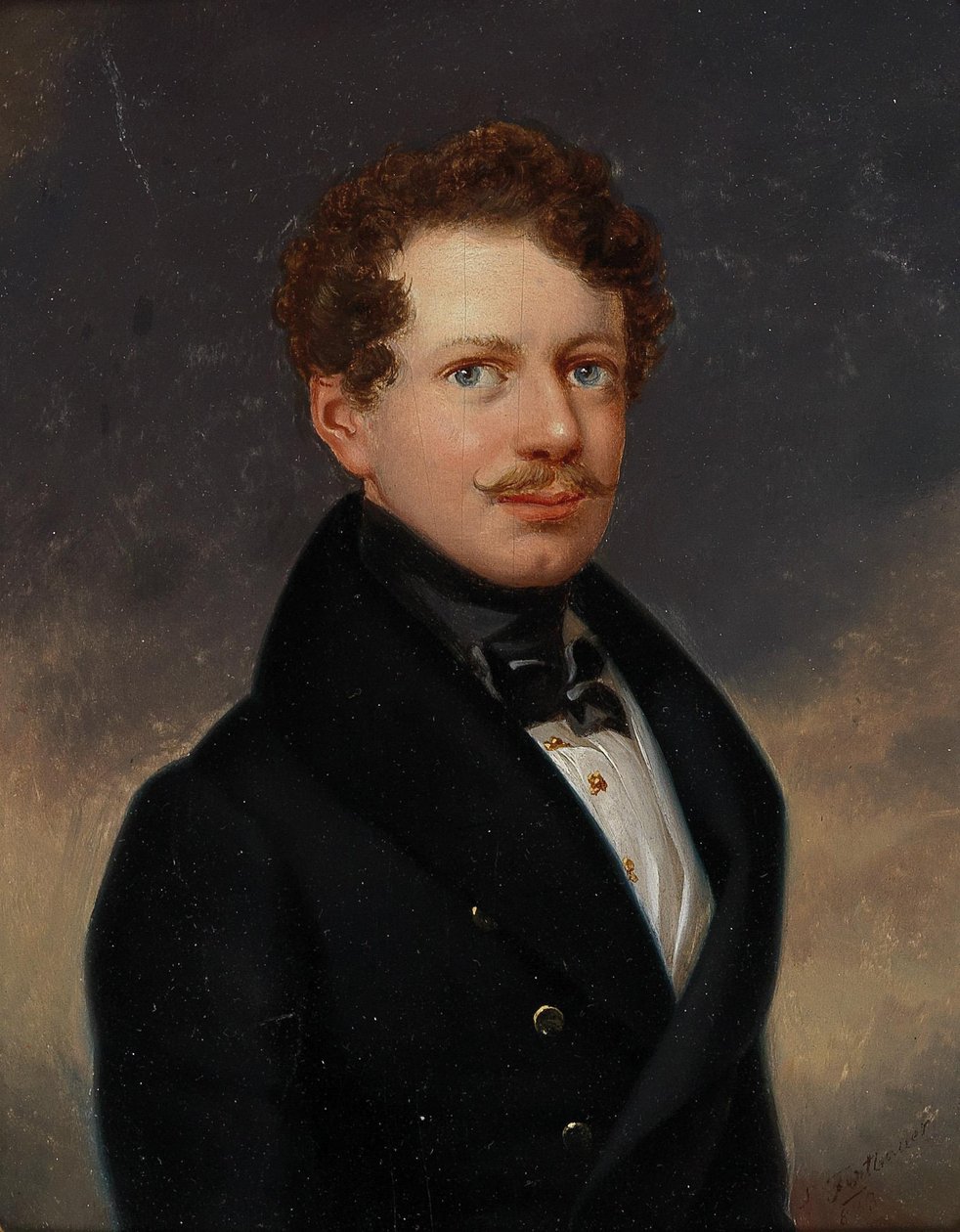 Egy úriember portréja Angol: Portré egy úriemberről alkotó: Leopold Fertbauer