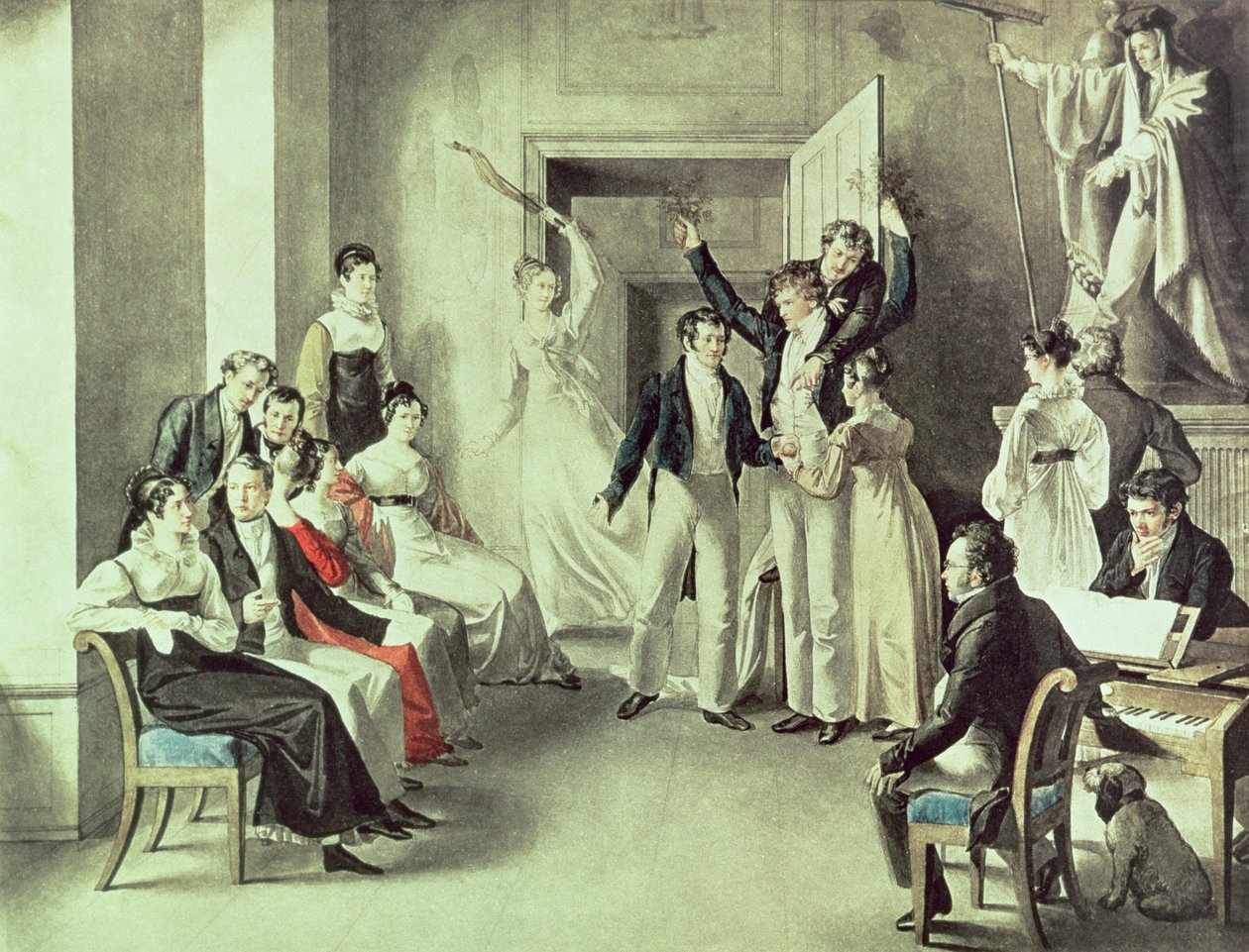 Franz Peter Schubert (1797-1828) családja játszik alkotó: Leopold Kupelwieser