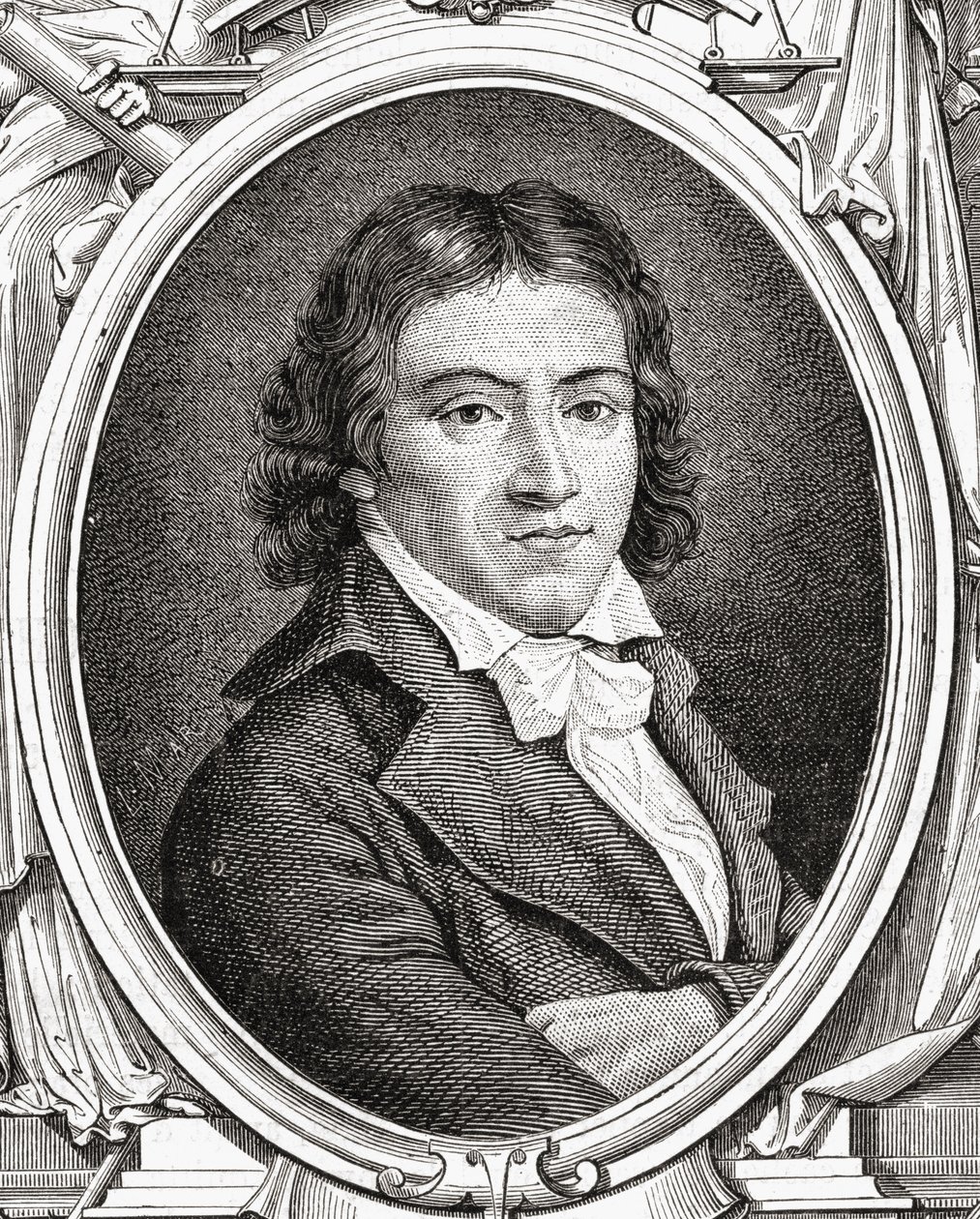 Camille Desmoulins (1760-94) portréja alkotó: Leopold Mar