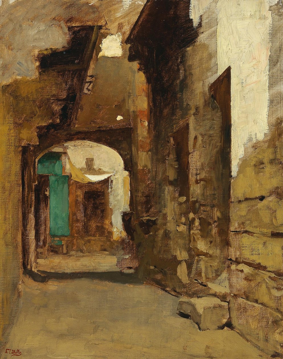 Keleti utca alkotó: Leopold Muller