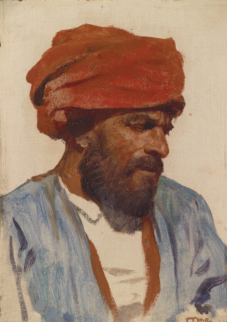 Egy keleti portréja alkotó: Leopold Muller