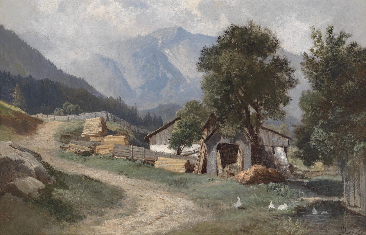Gastein motívuma alkotó: Leopold Munsch