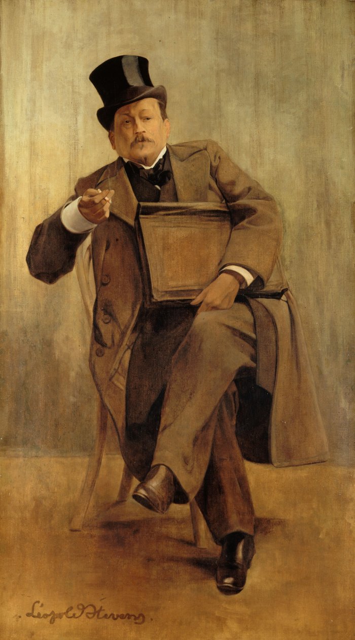 Georges Courteline portréja alkotó: Leopold Stevens