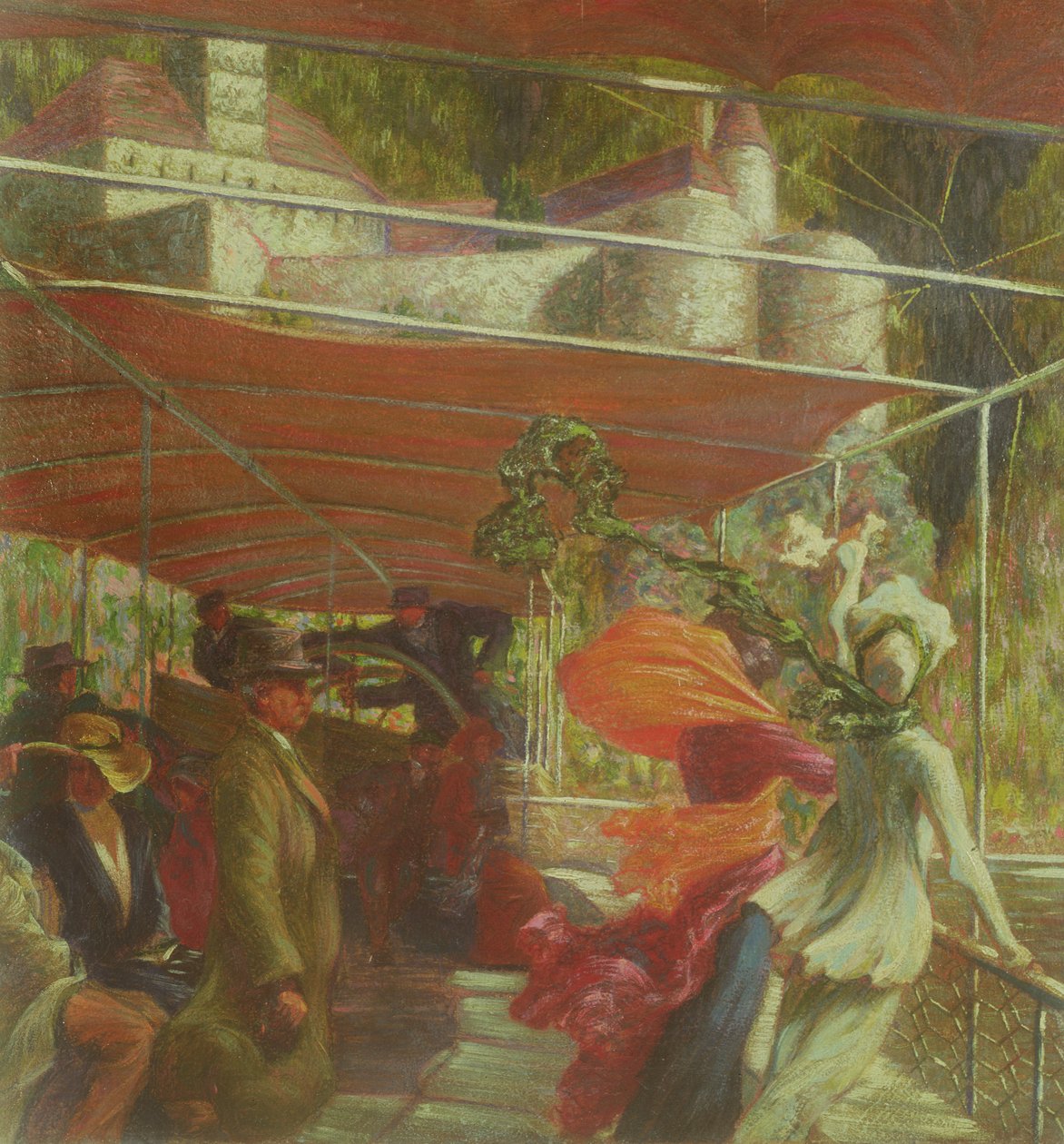 Az örömhajón alkotó: Leopold Blauensteiner