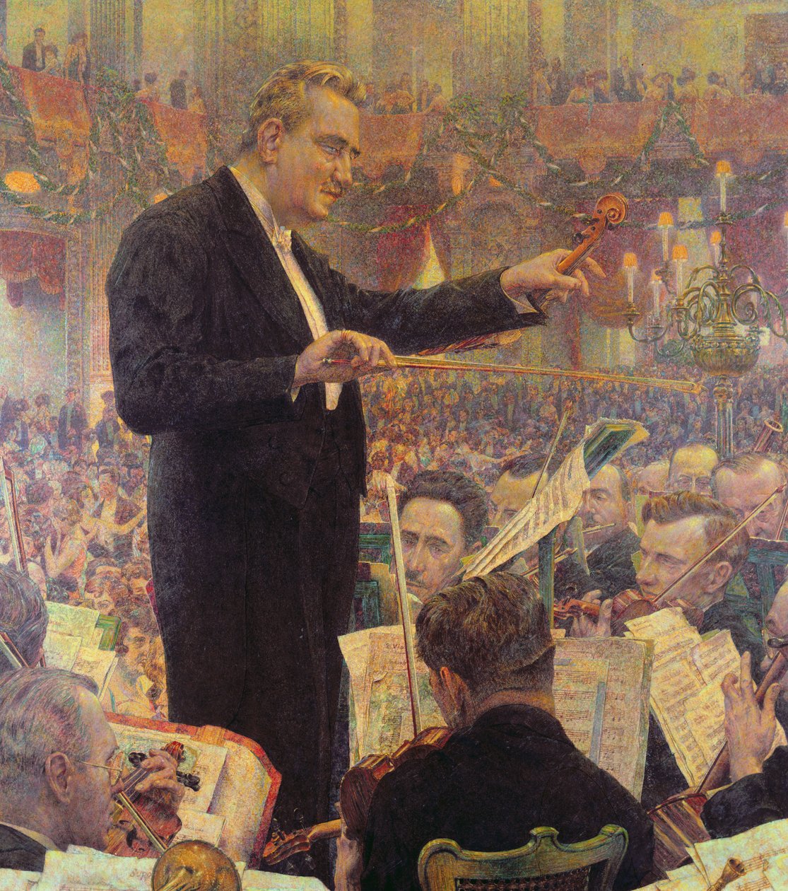 A Bécsi Filharmonikusok karmestere alkotó: Leopold Blauensteiner