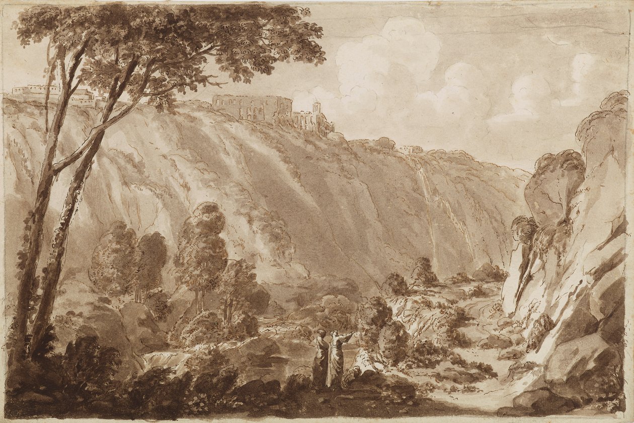 Kilátás a Villa Maecenasra alkotó: Leopold Blonder