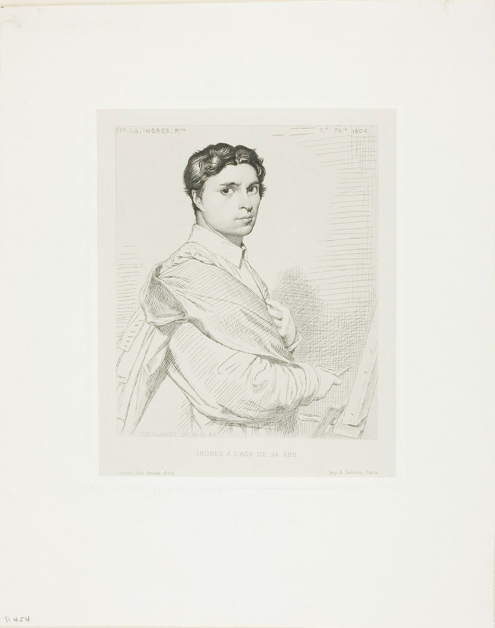 Ingres huszonnégy évesen alkotó: Leopold Flameng