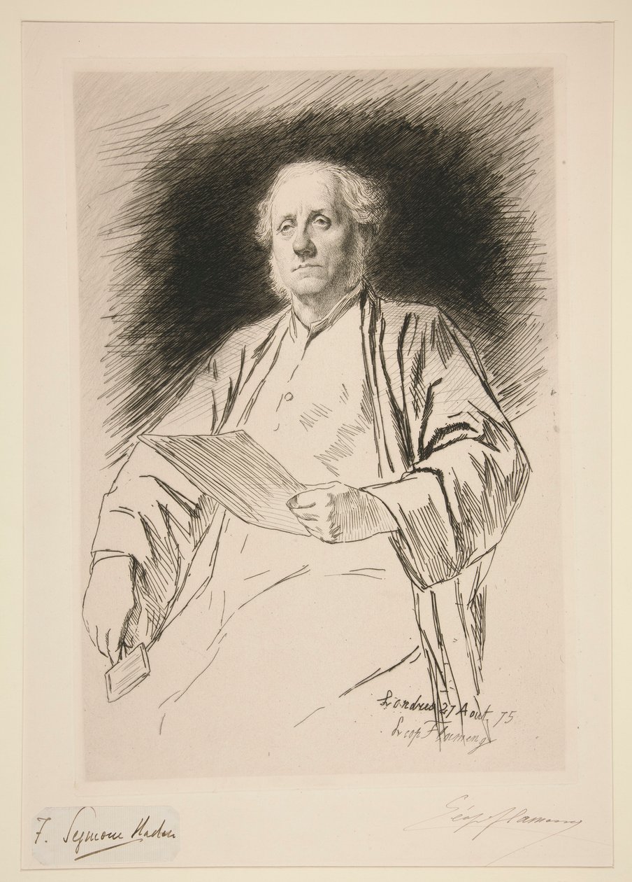 Seymour Haden portréja alkotó: Leopold Flameng
