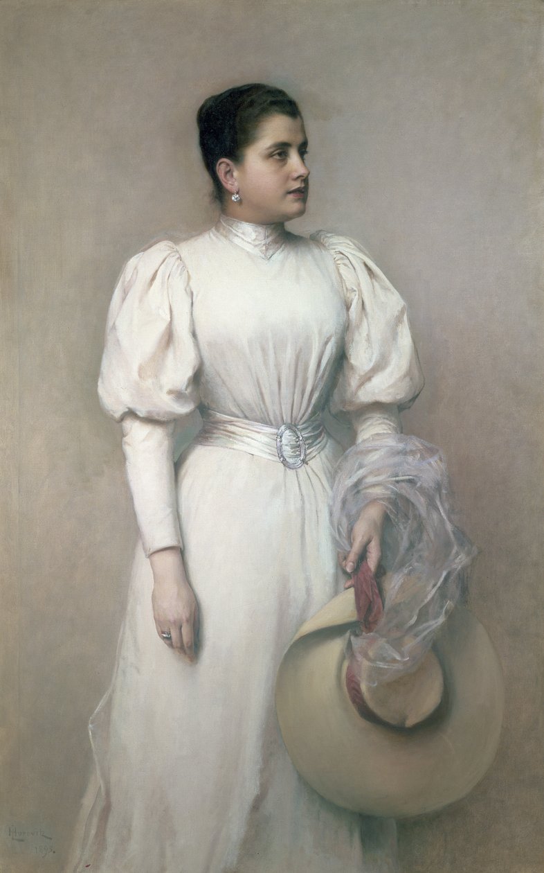 Marie Renard, a Hof Opera operaénekese és Kinsky felesége, 1893 alkotó: Leopold Horovitz