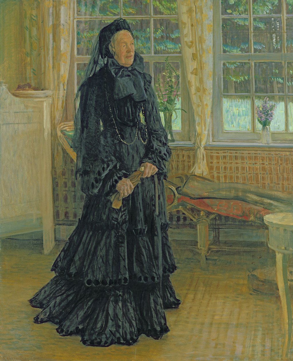 Marie Zacharias (1828-1907) Esős nap, 1904 alkotó: Leopold Karl Walter von Kalckreuth