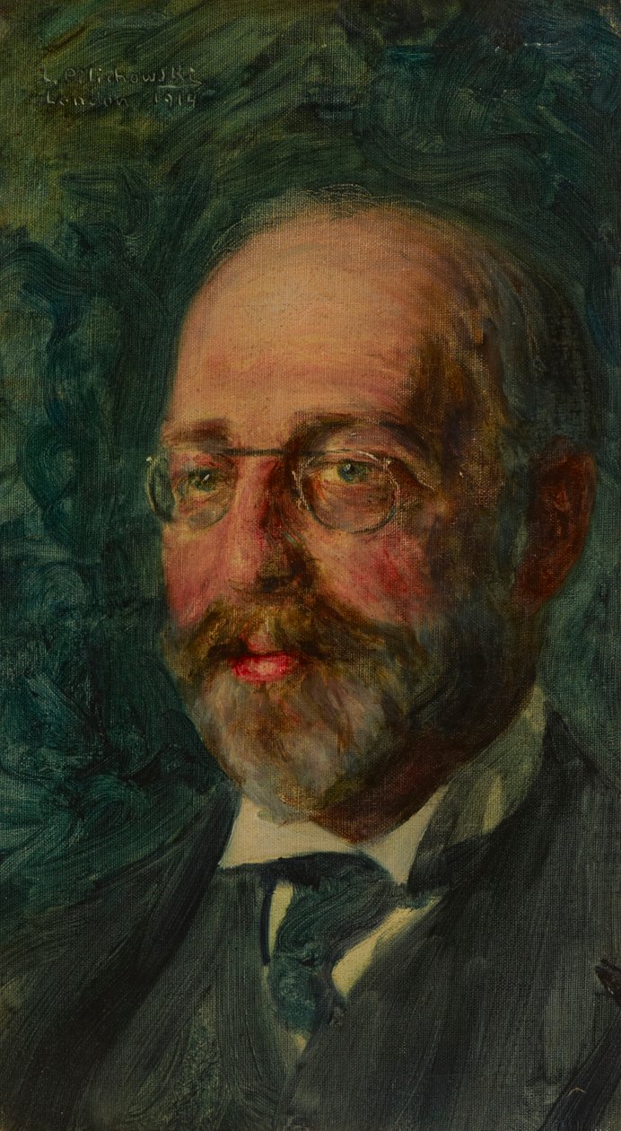 Elkan Adler portréja alkotó: Leopold Pilichowski