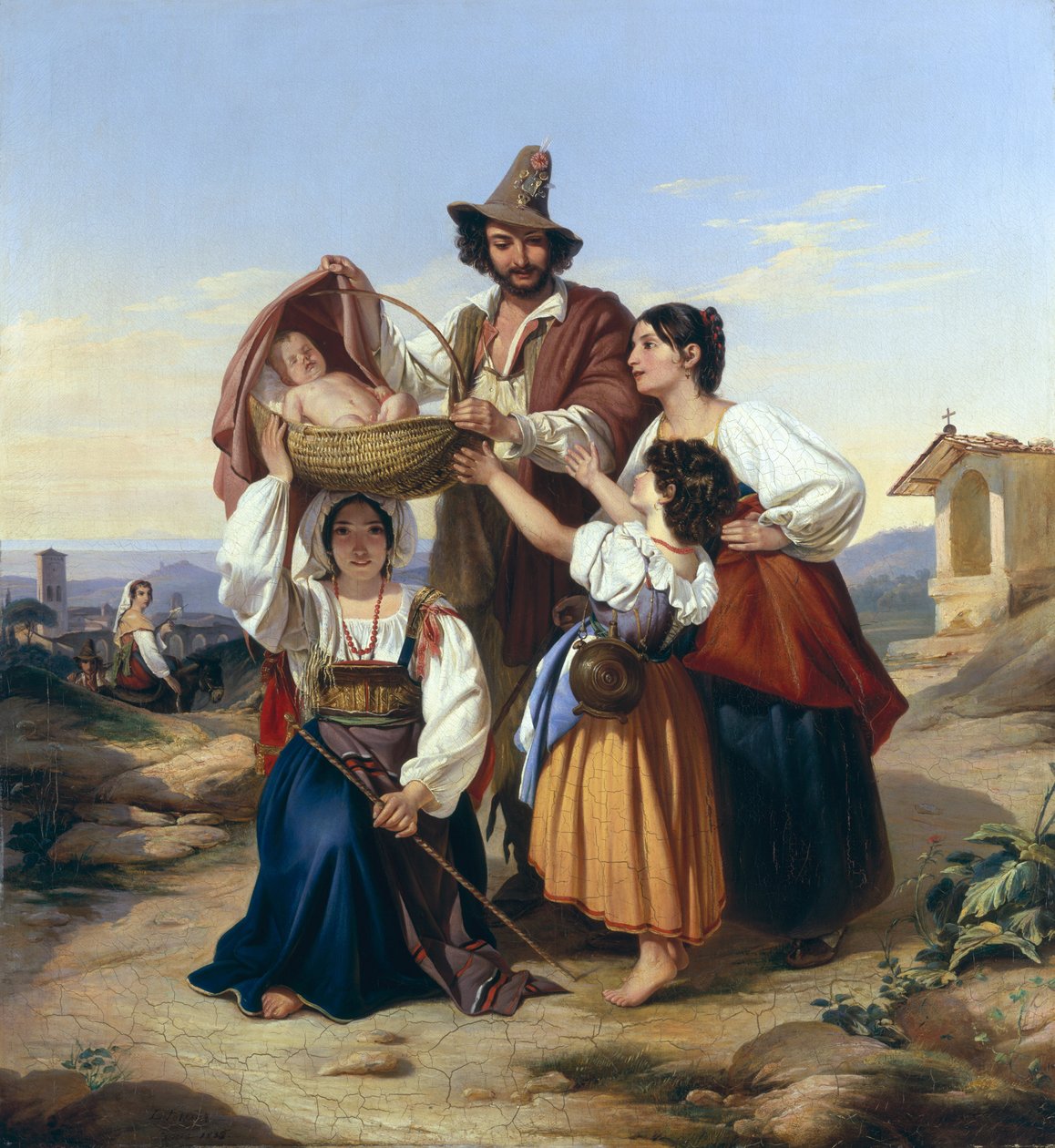 Olasz pásztor, 1835 alkotó: Leopold Pollak