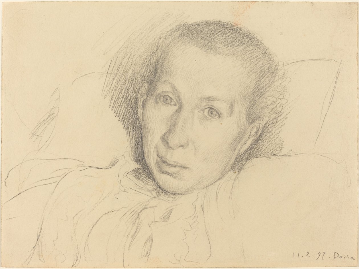 A művész nővére, Marie von Kalckreuth alkotó: Leopold von Kalckreuth