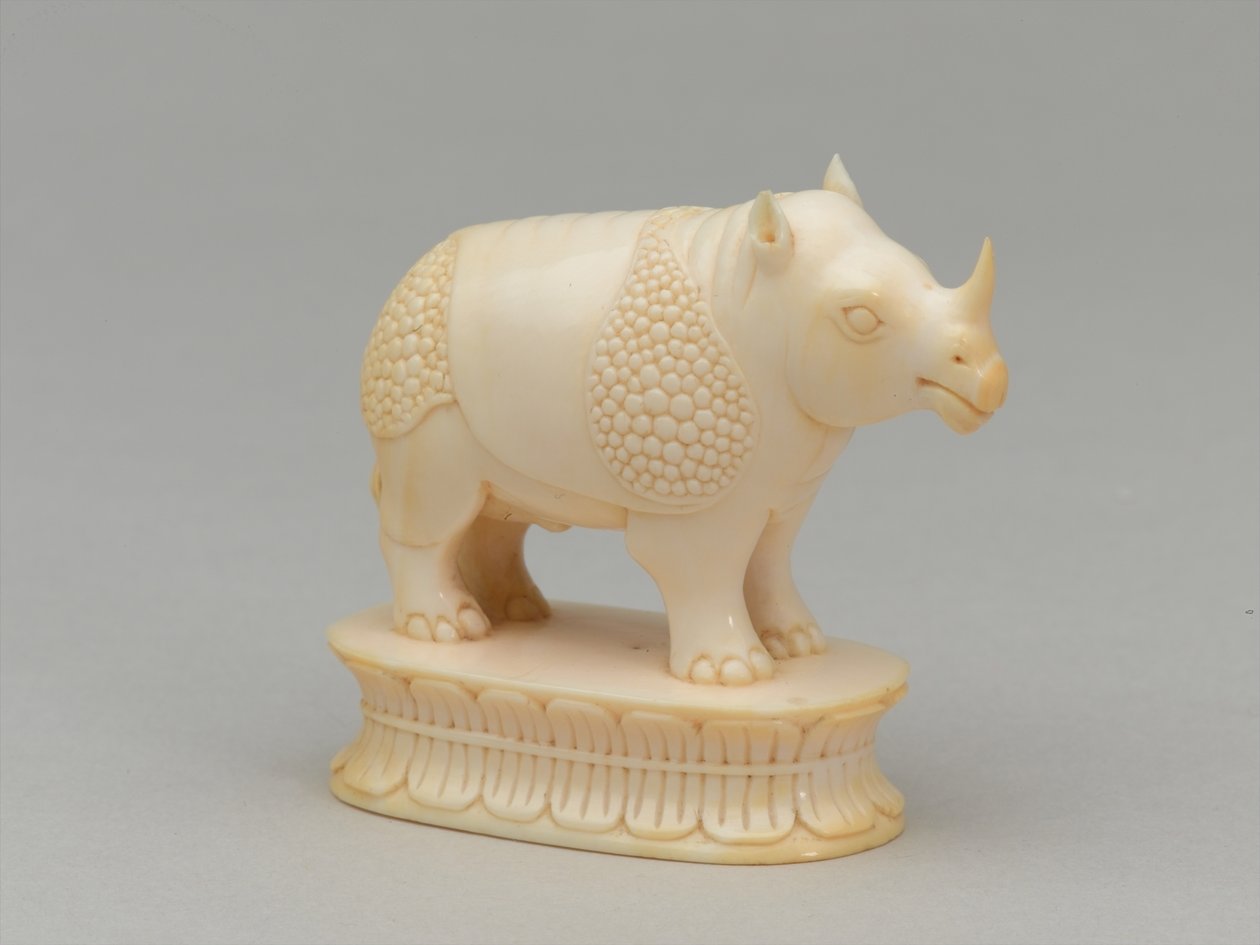 Fehér püspök, sakkfigura, India, 1820 körül alkotó: Leopoldo Metlicovich