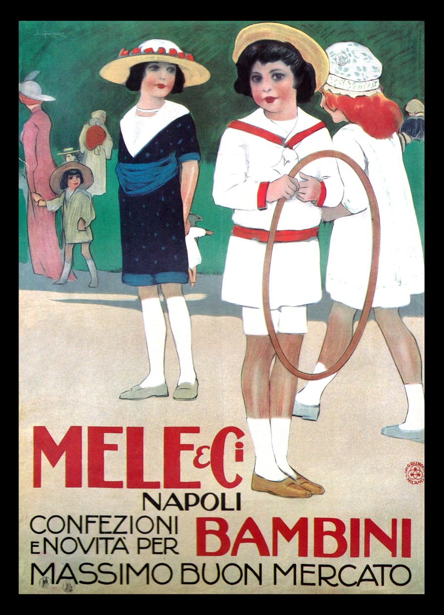 Mele Ruhák gyerekeknek alkotó: Leopoldo Metlicovitz