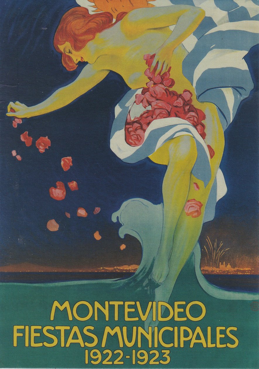 Montevideo Városi Fesztiválok, 1922. alkotó: Leopoldo Metlicovitz