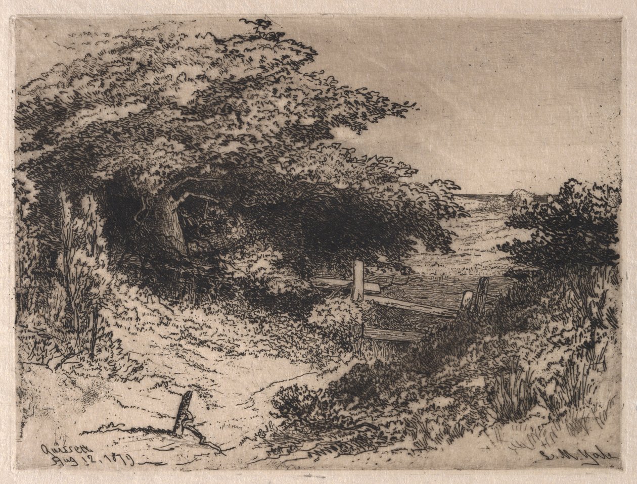 Quissett, Barnstable megye, Massachusetts, 1879. alkotó: Leroy Milton Yale