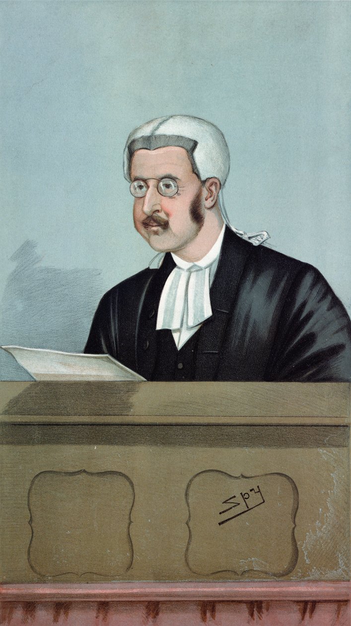 A Judicial Churchman, a „Vanity Fair”-ből, 1898. november 24 alkotó: Leslie Matthew Ward