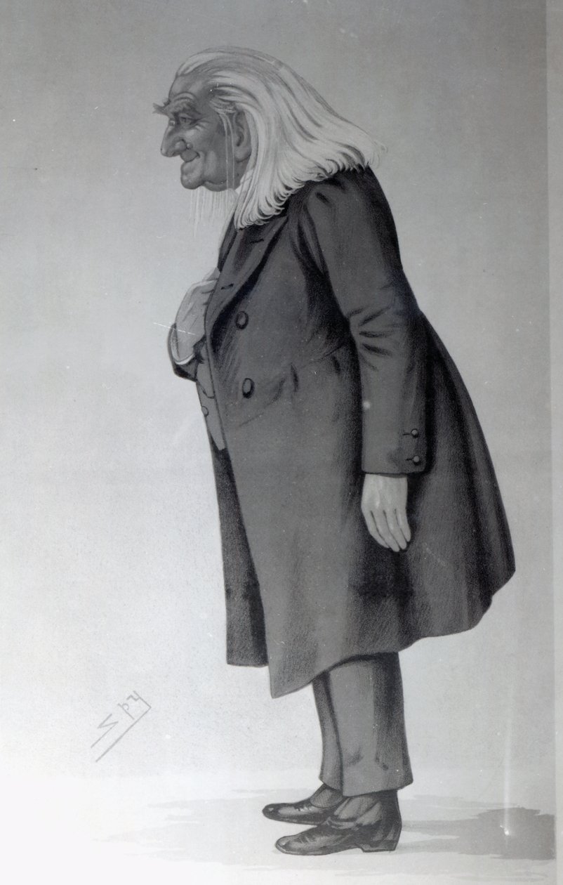 Liszt Ferenc, illusztráció a Hiúság vásárból, 1886. május 15 alkotó: Leslie Matthew Ward